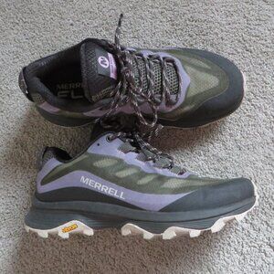 Merrell Women's Moab Speed Hiking/Athletic Shoes Size 7 Gray/Puple J135408